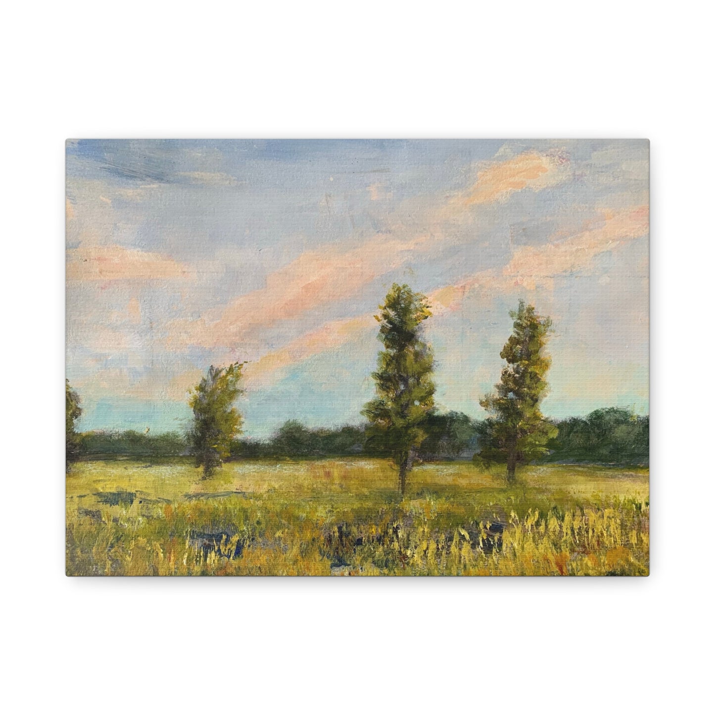 Gallery Wrap Canvas Print | Near Pratt's Wayne Woods | Plein Air Print |  Matte Canvas, Stretched, 1.25"