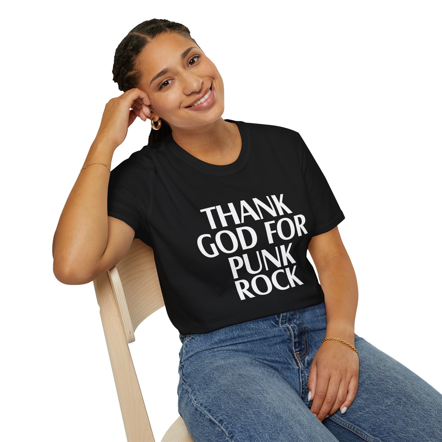 Thank God for Punk Rock | Unisex Softstyle T-Shirt