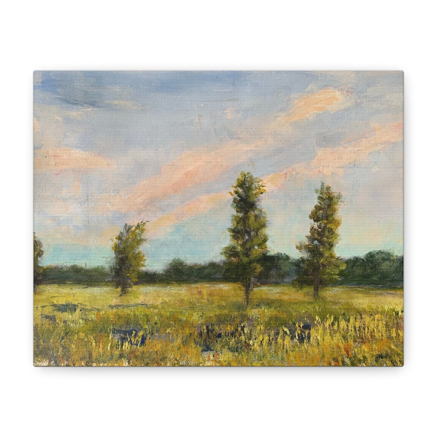 Gallery Wrap Canvas Print | Near Pratt's Wayne Woods | Plein Air Print |  Matte Canvas, Stretched, 1.25"