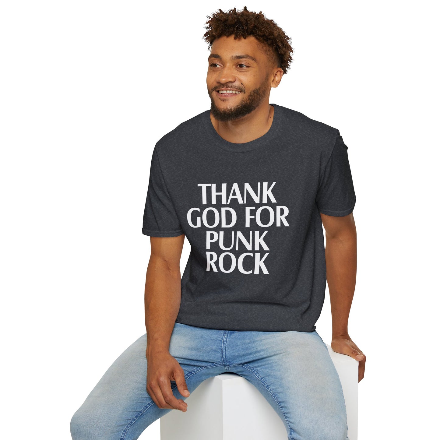 Thank God for Punk Rock | Unisex Softstyle T-Shirt