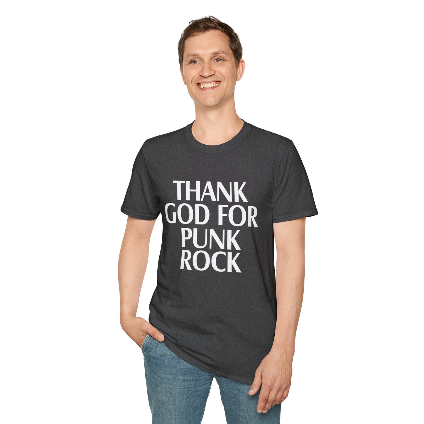 Thank God for Punk Rock | Unisex Softstyle T-Shirt