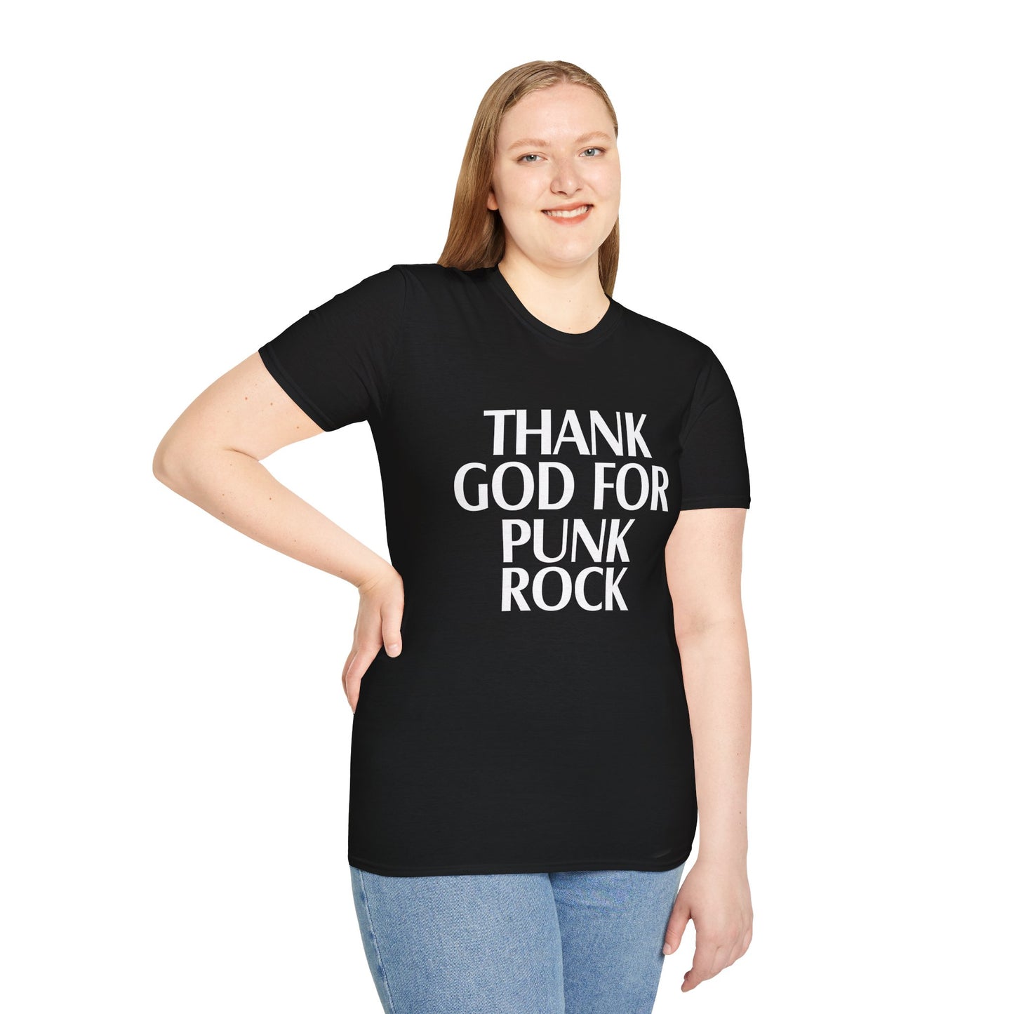 Thank God for Punk Rock | Unisex Softstyle T-Shirt