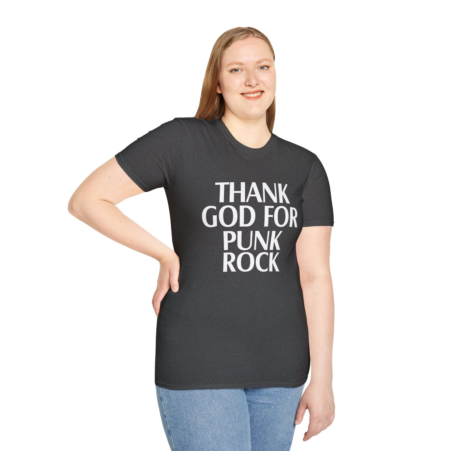 Thank God for Punk Rock | Unisex Softstyle T-Shirt