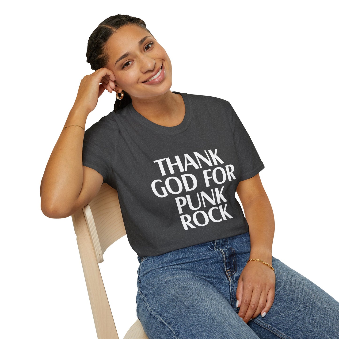 Thank God for Punk Rock | Unisex Softstyle T-Shirt